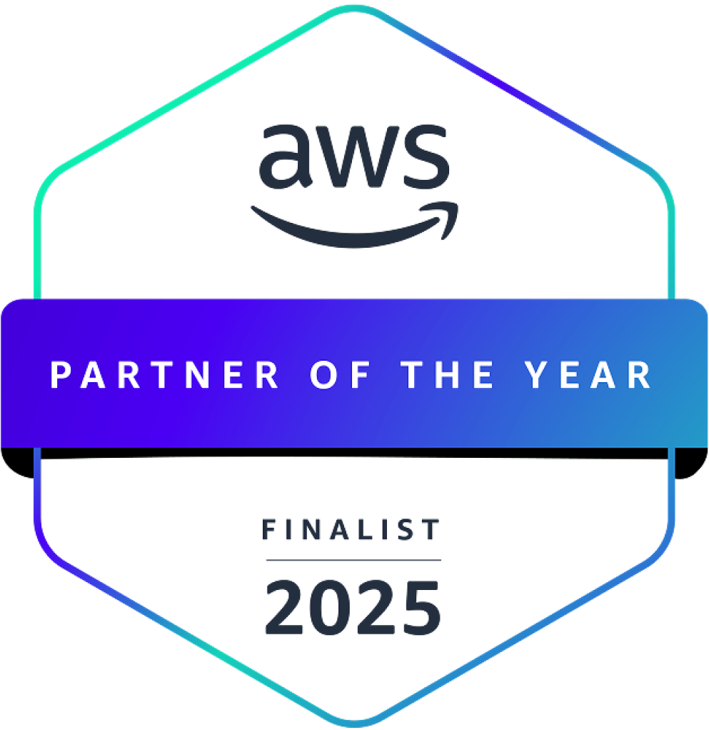 AWS Partner of the Year 2025 finalist badge