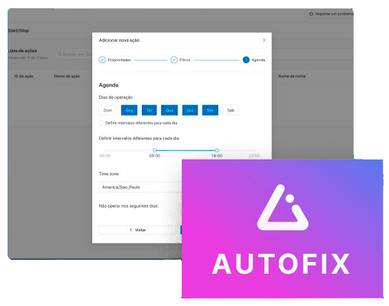 Dashboard Autofix Pier Cloud